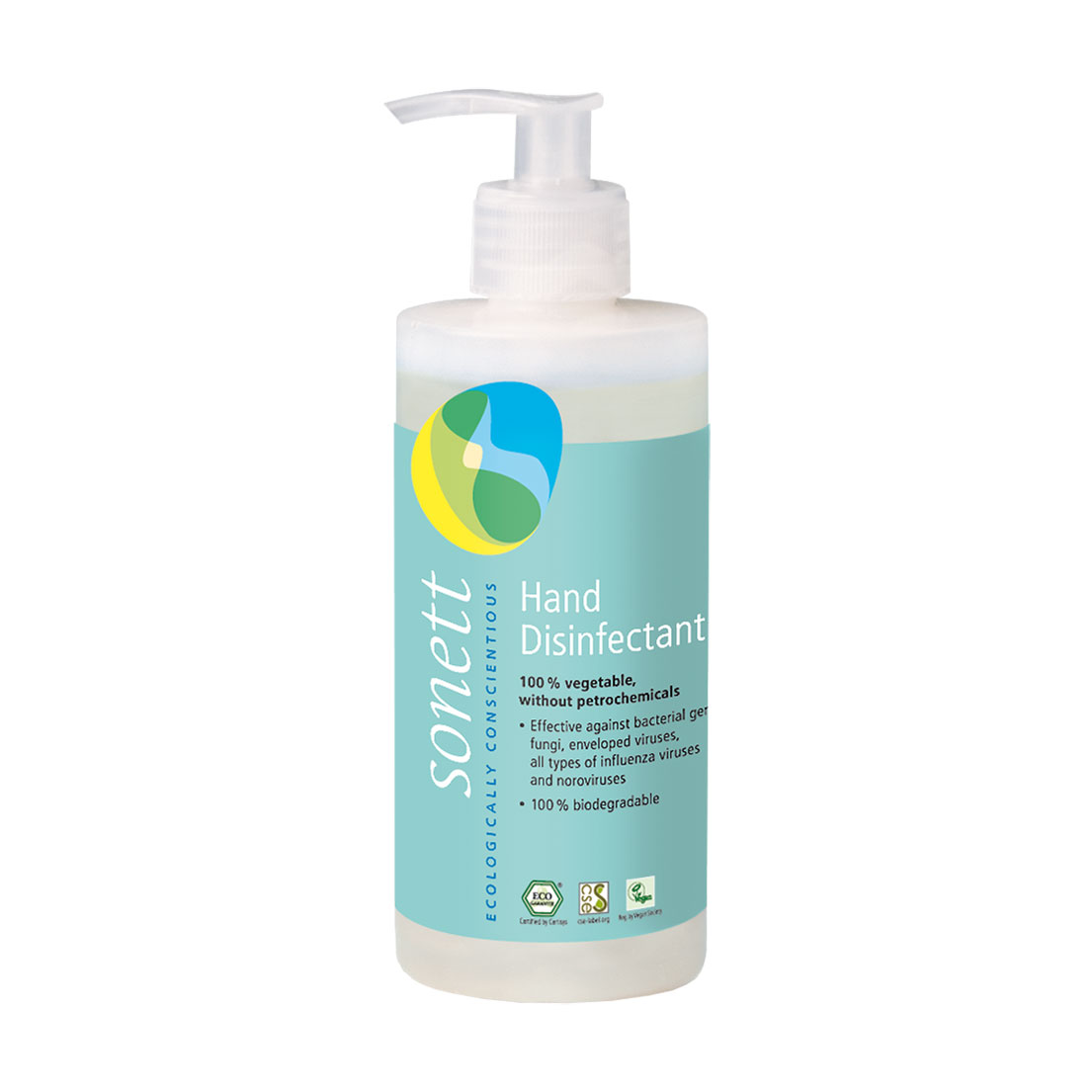 Органічний засіб для дезінфекції рук Sonett Hand Disinfectant, 300 мл